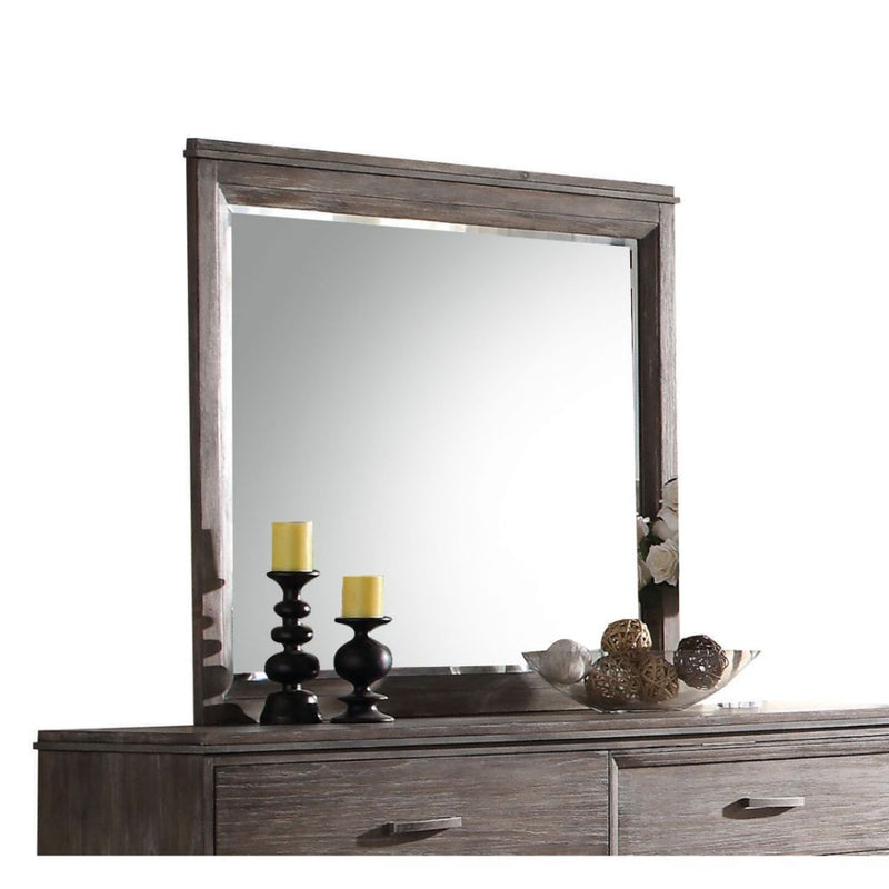 Bayonne - Mirror - Burnt Oak - Grand Furniture GA