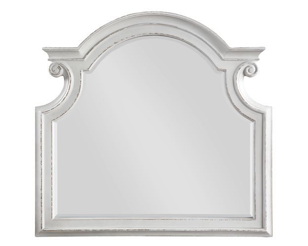 Florian - Mirror - Antique White - Grand Furniture GA