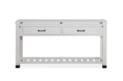 Harper Springs - Flip Top Sofa Table - Silo White.