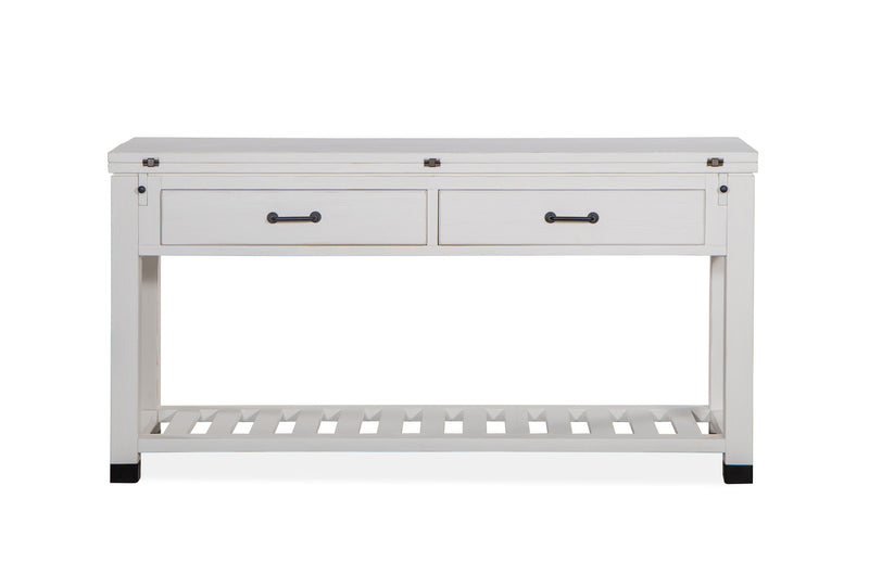 Harper Springs - Flip Top Sofa Table - Silo White.