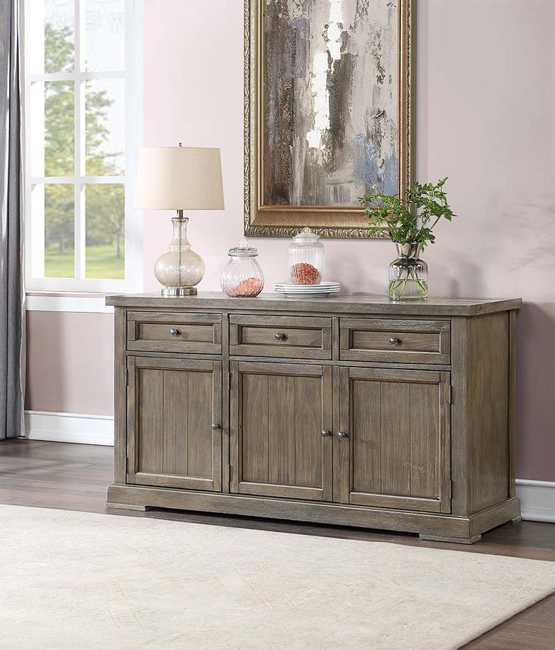 Landon - Server - Salvage Gray Finish