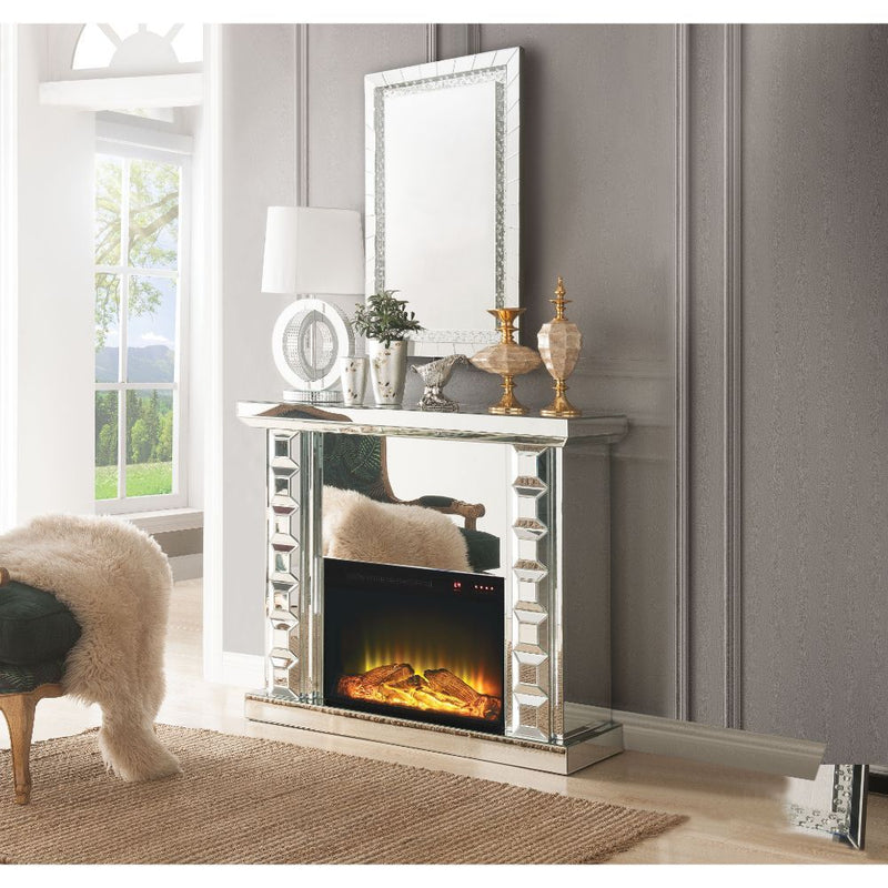 Dominic - Fireplace - Mirrored - Grand Furniture GA