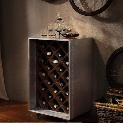 Brancaster - Wine Cabinet - Aluminum - Grand Furniture GA