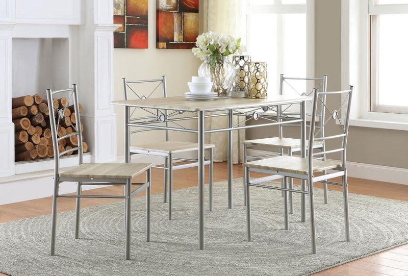 Anna - 5-piece Rectangular Dining Set