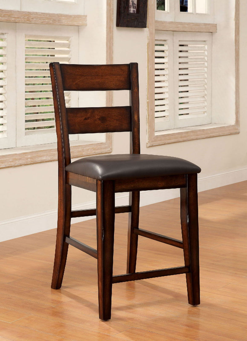 Dickinson - Counter Height Chair (Set of 2) - Dark Cherry - Grand Furniture GA