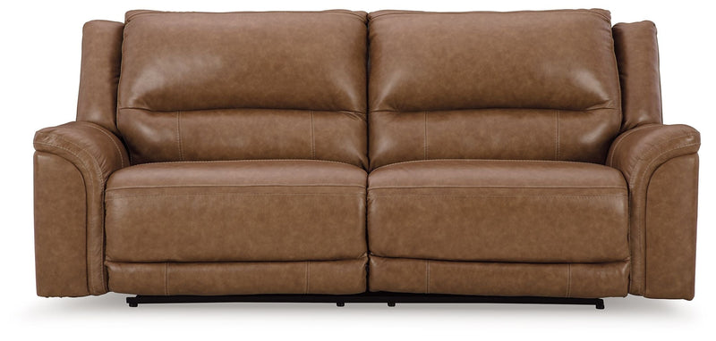 Trasimeno - Caramel - 2 Seat Pwr Rec Sofa Adj Headrest.