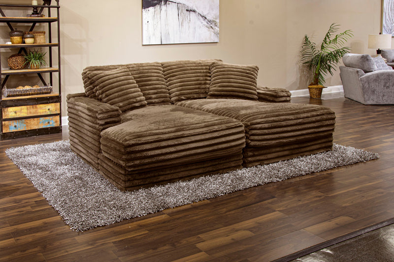Comfrey - LSF Sofa - Chocolate