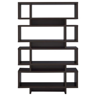 Reid - 4-Tier Open Back Bookcase - Grand Furniture GA