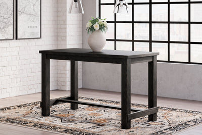 Jeanette - Black - Rectangular Dining Room Counter Table