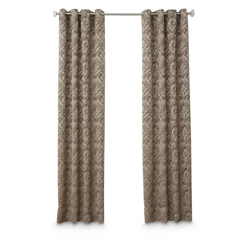 Batavia - Grommet Top Panel Weighted Corners Window Treatment.