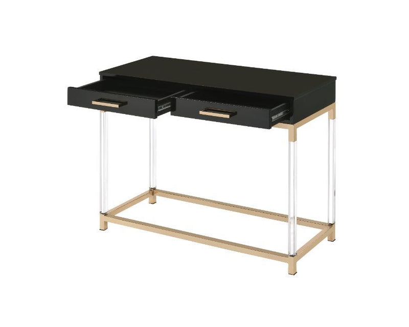 Adiel - Accent Table - Black & Gold Finish - Grand Furniture GA