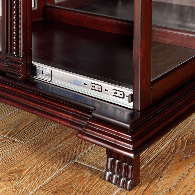 Tulare - Curio - Dark Cherry - Grand Furniture GA