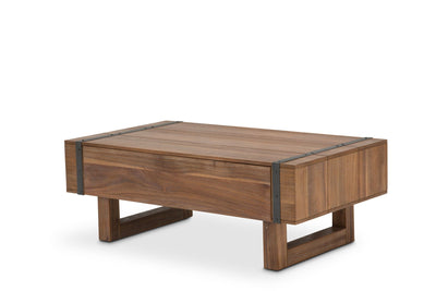 Brooklyn Walk - Rectangular Cocktail Table - Burnt Umber.