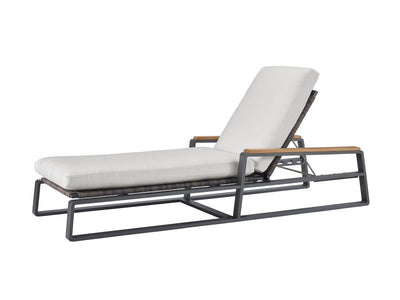 Coastal Living Outdoor - San Clemente Chaise Lounge - Black.