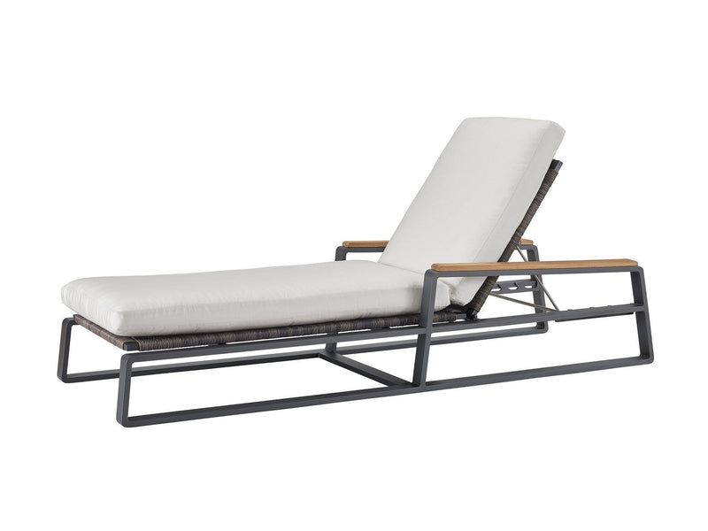 Coastal Living Outdoor - San Clemente Chaise Lounge - Black.