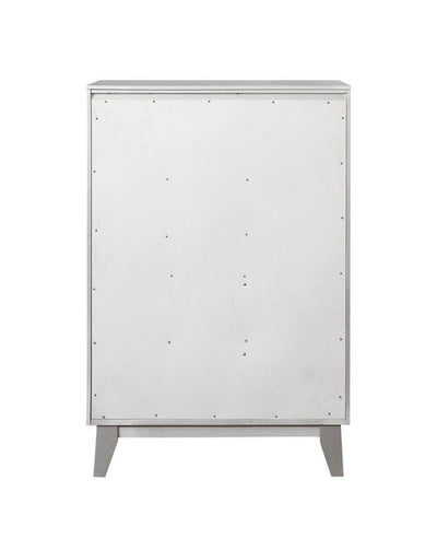 Leighton - 5-Drawer Chest - Metallic Mercury