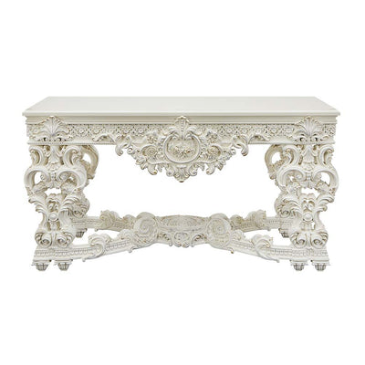 Adara - Sofa Table - Antique White Finish - Grand Furniture GA