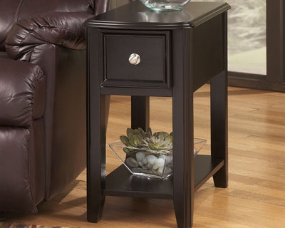 Breegin - Almost Black - Chair Side End Table.