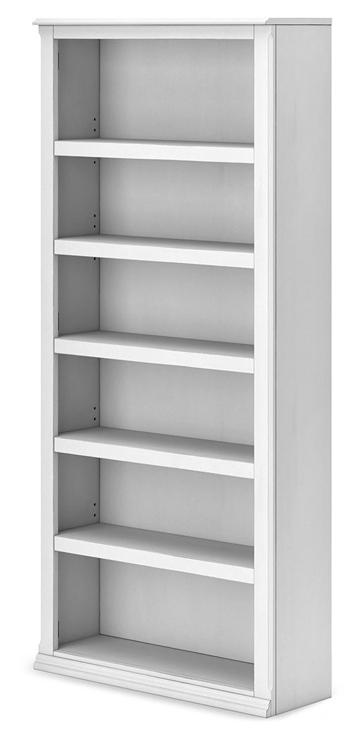 Kanwyn - Whitewash - Large Bookcase