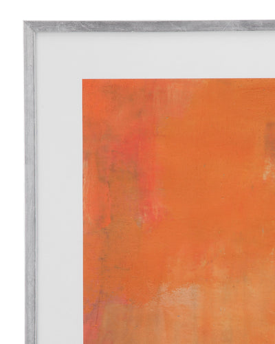 Almon Abstract (Set of 2) - Orange