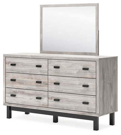 Vessalli - Gray - Dresser And Mirror.
