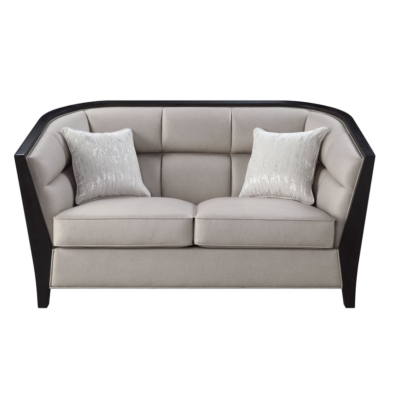 Zemocryss - Loveseat - Beige Fabric - Grand Furniture GA