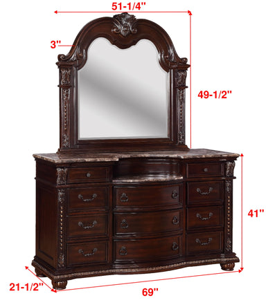 Stanley - Dresser - Cherry - Dressers - Grand Furniture GA