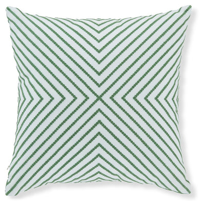 Bellvale - Green / White - Pillow.