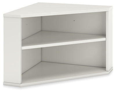 Grannen - White - Home Office Corner Bookcase.