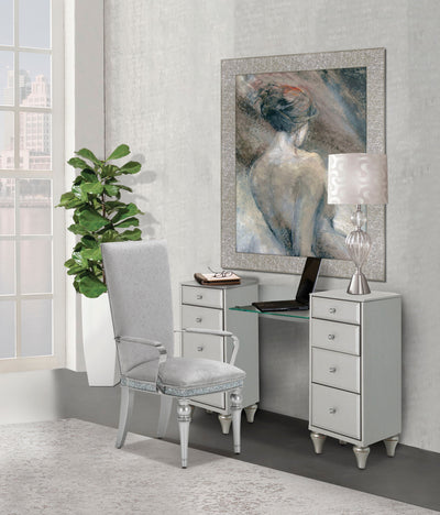 Melrose Plaza - Upholstered Vanity, Mirror