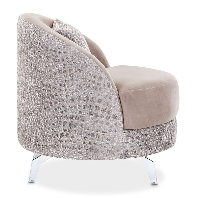 Dion - Accent Chair Chair - Stone/Silver