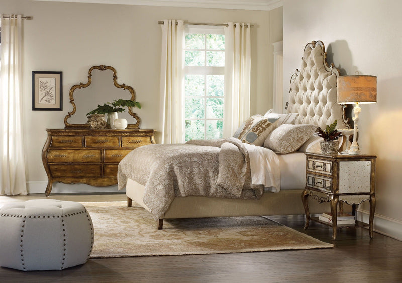 Sanctuary - Tufted Bed.