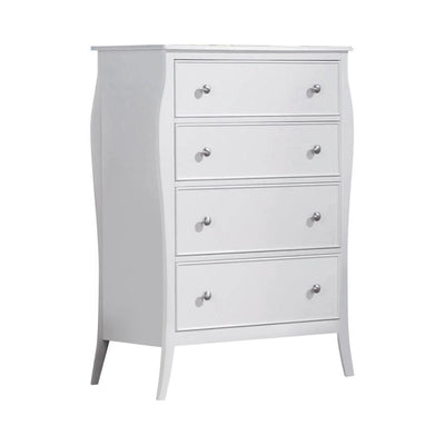 Dominique - 4-Drawer Chest - White.