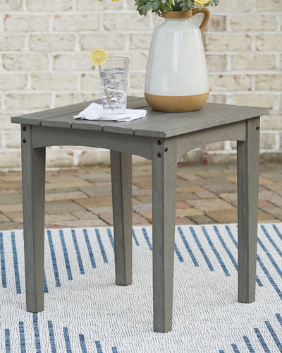 Visola - Gray - Square End Table.