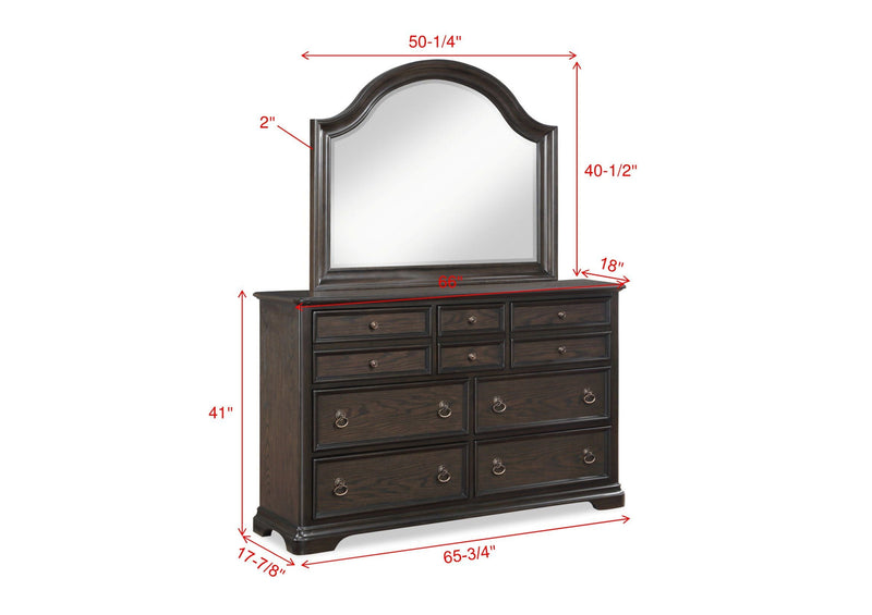 Duke - Dresser & Mirror - Dressers - Grand Furniture GA