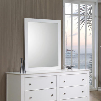 Selena - Rectangular Dresser Mirror - Buttermilk - Bedroom Mirrors - Grand Furniture GA