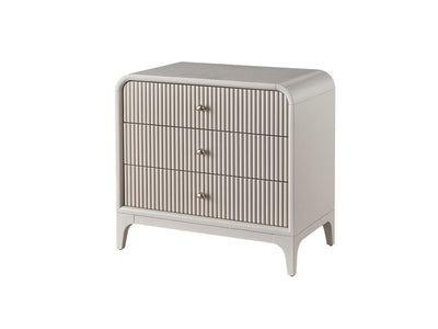 Tranquility - Miranda Kerr Home - Elevation Nightstand - Pearl Silver.