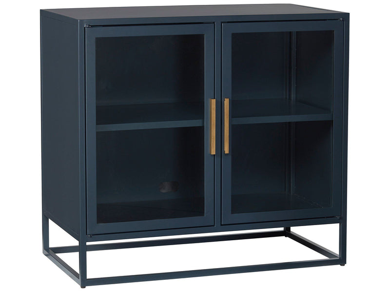 Getaway - Santorini Short Metal Kitchen Cabinet - Black.