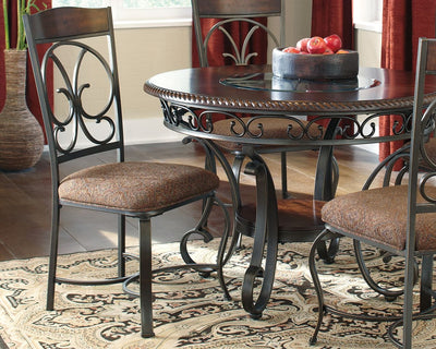 Glambrey - Brown - Dining Uph Side Chair (Set of 4).