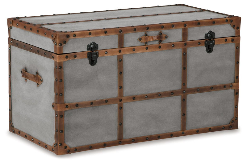 Amsel - Gray - Storage Trunk - Grand Furniture GA