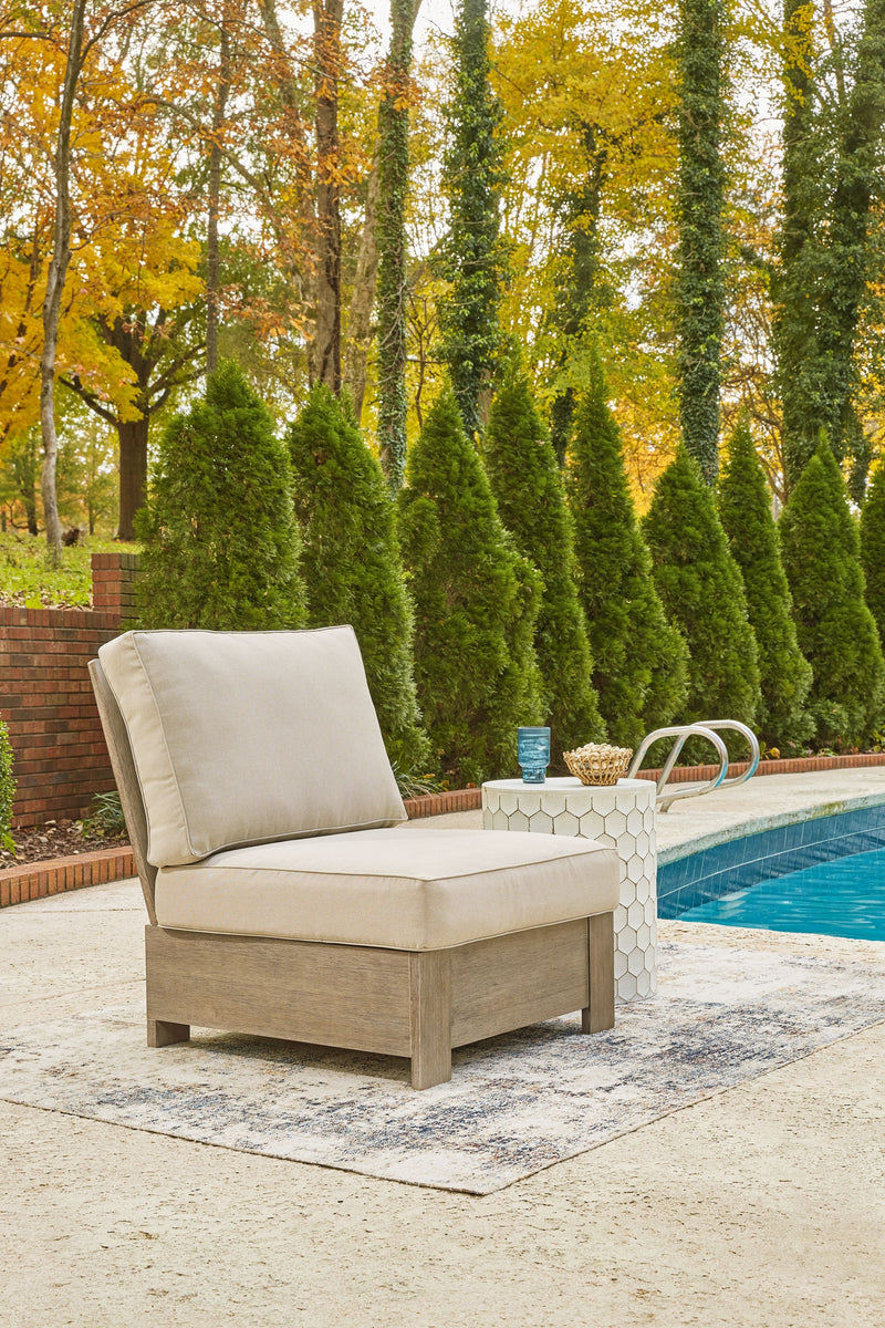 Silo - Brown - Armless Chair W/ Cushion.