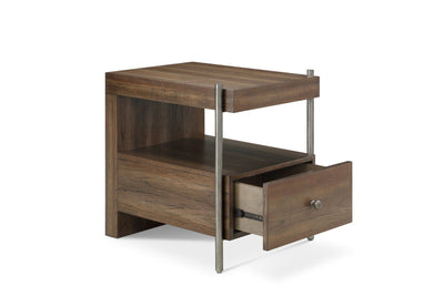 Baxton - Rectangular End Table - Sienna Ridge.