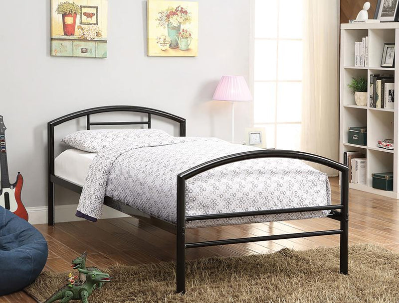 Baines - Metal Bed with Arched Headboard - Grand Furniture GA