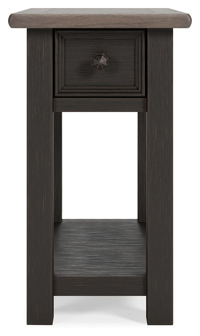 Tyler - Black / Gray - Chair Side End Table.