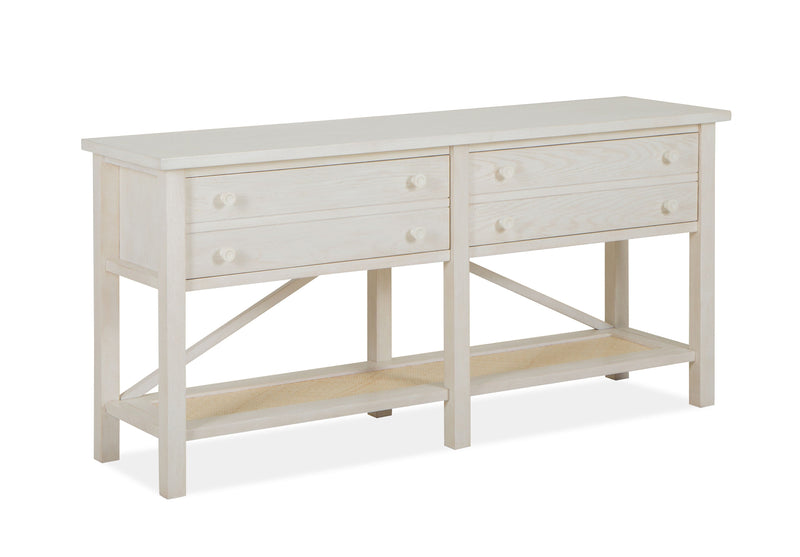 Ellison - Rectangular Sofa Table - Antique White.