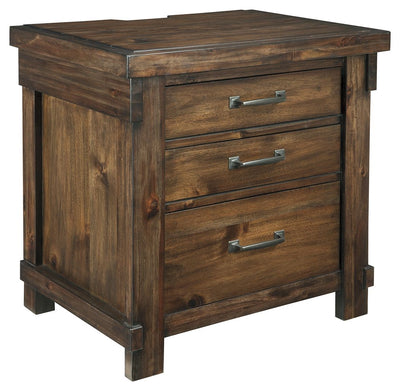 Lakeleigh - Brown - Three Drawer Night Stand