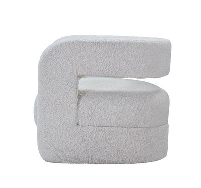 Yitua - Accent Chair - White Teddy Sherpa - Grand Furniture GA