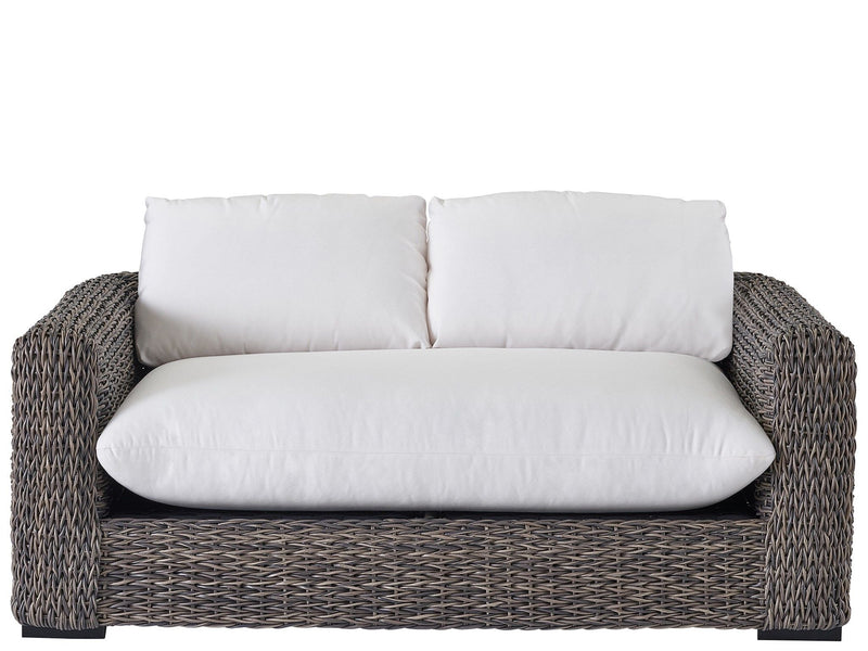 Coastal Living Outdoor - Montauk Loveseat - Dark Gray.