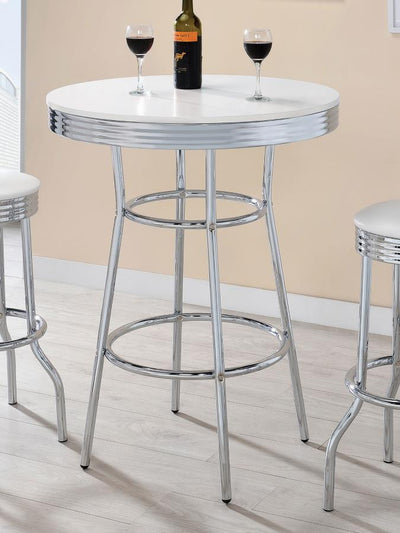 Theodore - Round Bar Table.