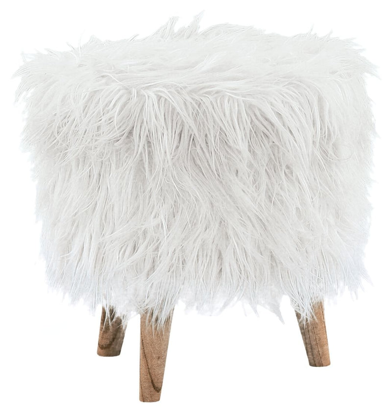 Elson - White - Storage Ottoman.